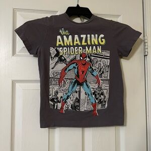 PM012927 Spider Man Marvel Black Graphic Tee